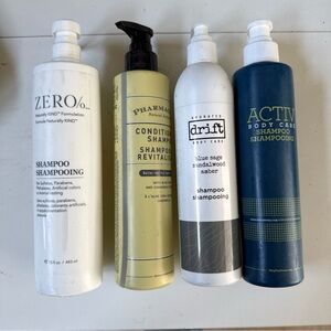 The hotel collection shampoo set of 4 new